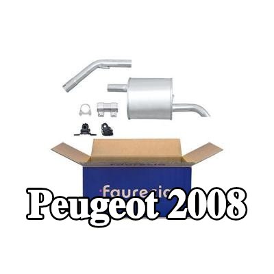 HELLA كاتم الصوت الخلفي الخلفي, مع قطع التركيب — Peugeot 2008