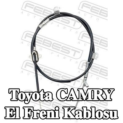FEBEST El freni kablosu Sağ Arka, 1938mm — Toyota Camry