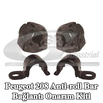 3RG Ön aks her iki taraf anti-roll bar bağlantısı tamir kiti — Peugeot 208