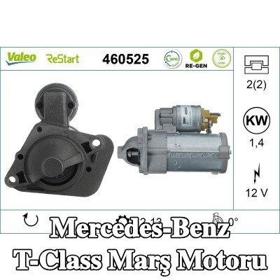 VALEO Marş motoru 1, 4kW — Mercedes-Benz T-Class