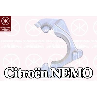 KLOKKERHOLM لوحة دعم قرص الفرامل للمحور الأمامي الأيسر — Citroën Nemo