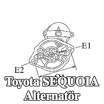 HC-Cargo Alternatör 80A — 2003 Toyota Sequoia