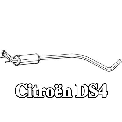 VEGAZ كاتم الصوت الأوسط 1980mm — Citroën Ds4
