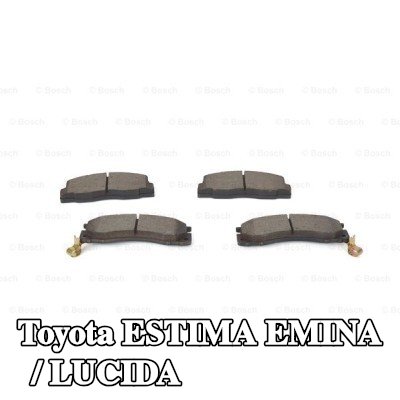 BOSCH مجموعة وسادات الفرامل 15, 5mm — Toyota Estima Emina / Lucida