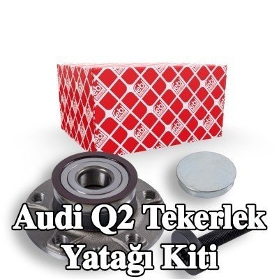 FEBI BILSTEIN Tekerlek yatağı kiti Arka Aks Sol, Arka Aks Sağ, Tekerlek göbeğine entegre tekerlek yatağı, ABS sensör halkalı, entegre manyetik sensör halkalı, sabitleme/montaj malzemesi ile — Audi Q2