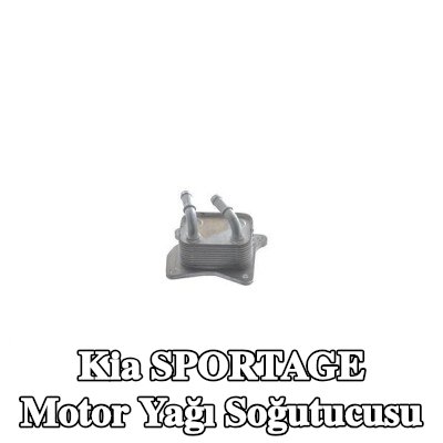 MAHLE Conta/sızdırmazlık elemanı olmayan motor yağı soğutucusu, yağ filtresi muhafazası olmadan — Kia Sportage