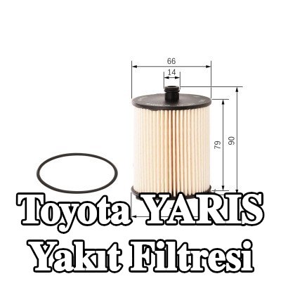 BOSCH Yakıt filtresi — 2016 Toyota Yaris