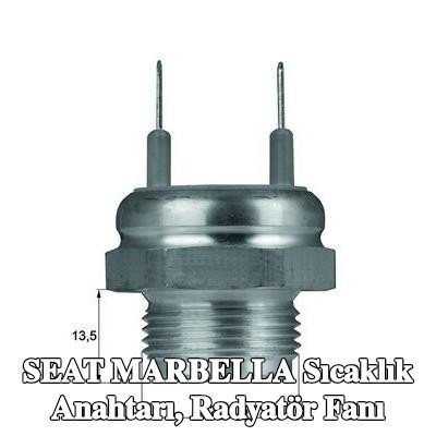 MAHLE Sıcaklık Anahtarı, conta/sızdırmazlık elemanlı radyatör fanı — 1990 SEAT Marbella