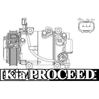 MAHLE ضاغط تكييف الهواء — Kia Proceed