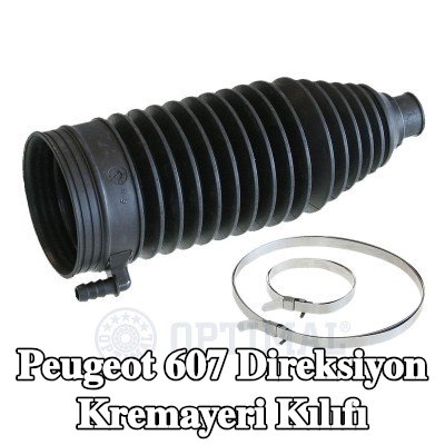 OPTIMAL Ön aks direksiyon kremayeri kılıfı, kelepçeli — Peugeot 607