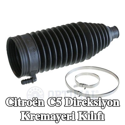 OPTIMAL Ön aks direksiyon kremayeri kılıfı, kelepçeli — 2002 Citroën C5