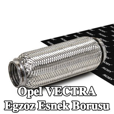 RIDEX Egzoz esnek borusu — 1990 Opel Vectra