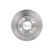BOSCH Fren diski Dış Çap: 237, 8mm, düz, Yağlanmış, cıvata/vida ile — Renault Rapid (3)