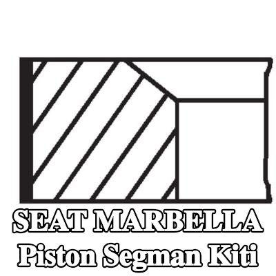 MAHLE Piston Segman Kiti — SEAT Marbella