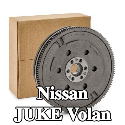 RIDEX REMAN Volan 136, Sürtünme kontrol plakalı çift kütleli volan, pilot yatak olmadan — Nissan Juke