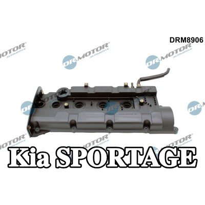 DR.MOTOR AUTOMOTIVE غطاء الروك مع حشية/مانع تسرب, مع مسامير/براغي — 2004 Kia Sportage