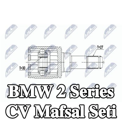 NTY CV mafsalı kiti Arka Aks Sol, Arka Aks Sağ, iç — 2012 BMW 2 Series