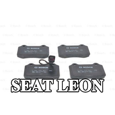 BOSCH مجموعة وسادات الفرامل 15mm, مع لوحة مانعة للصرير — 2000 SEAT Leon