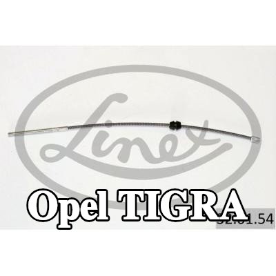 LINEX كابل، فرامل الخدمة — Opel Tigra