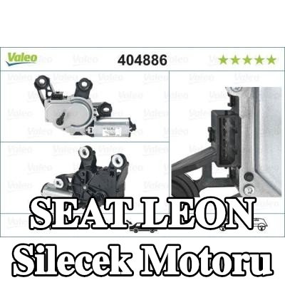 VALEO Silecek motoru Arka, ORIGINAL PART, 12V — 2016 SEAT Leon