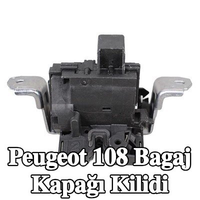 METZGER Arka kapak kilidi Orta, Araç Bagaj Kapağı — Peugeot 108