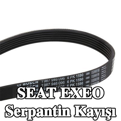 BOSCH Serpantin kayışı 1590mm, Number of ribs: 6 — SEAT Exeo