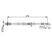 BOSCH Fren hortumu 478mm — 2012 Lexus Rx (1)