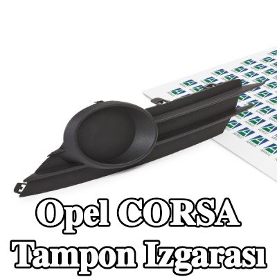 ABAKUS Tampon ızgarası Sol Ön, sis farları için delik(ler) olmadan — 2014 Opel Corsa
