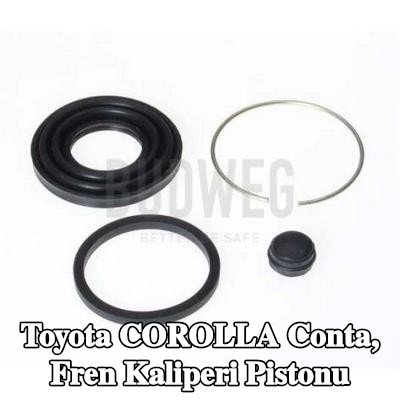 BUDWEG CALIPER Conta, fren kaliperi pistonu — 1990 Toyota Corolla