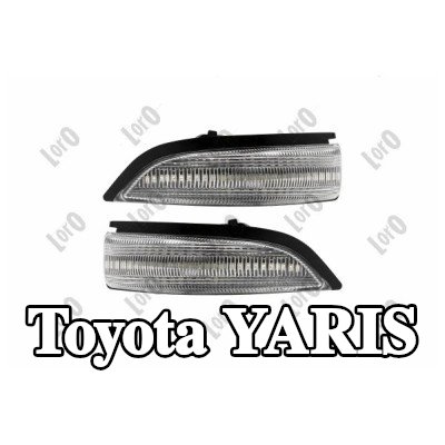 ABAKUS مجموعة مؤشرات المرآة الخارجية اليسرى, مرآة خارجية يمين — Toyota Yaris