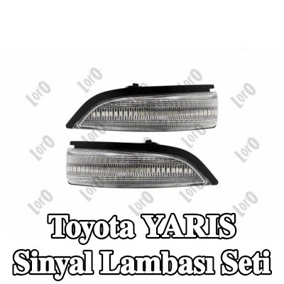 ABAKUS Sol dış ayna sinyal seti, Sağ dış ayna — Toyota Yaris