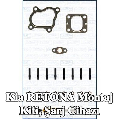 AJUSA Montaj Kiti, conta/sızdırmazlık elemanları ile şarj cihazı — Kia Retona