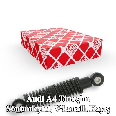 FEBI BILSTEIN Titreşim Sönümleyici, V-kanallı kayış — Audi A4