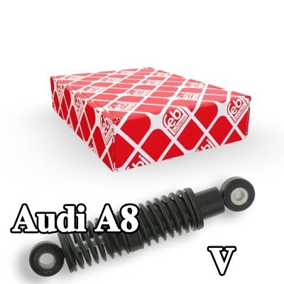 FEBI BILSTEIN مثبط الاهتزاز، حزام مضلع على شكل V — Audi A8
