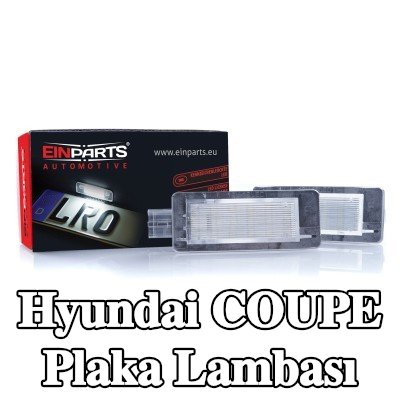 EINPARTS Plaka lambası — 2002 Hyundai Coupe