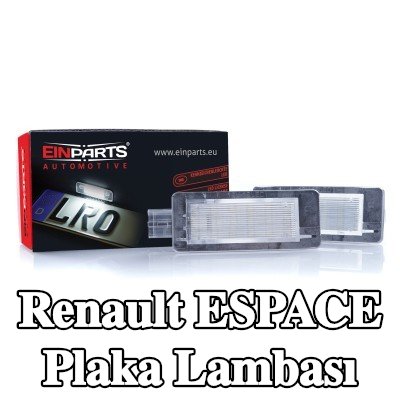 EINPARTS Plaka lambası — 2002 Renault Espace