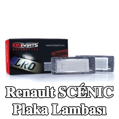 EINPARTS Plaka lambası — 2012 Renault Scénic