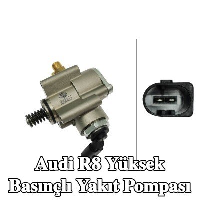 HELLA Yüksek basınçlı yakıt pompası Sağ, contalı/sızdırmaz — 2012 Audi R8