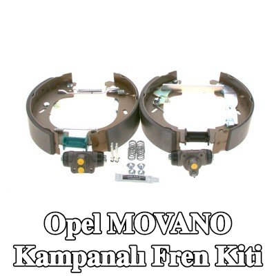 BOSCH Aksesuarları dahil tambur fren kiti, tekerlek fren silindiri ile — Opel Movano