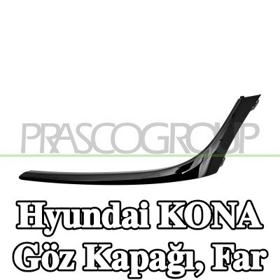 PRASCO Göz kapağı, far Sol — Hyundai Kona