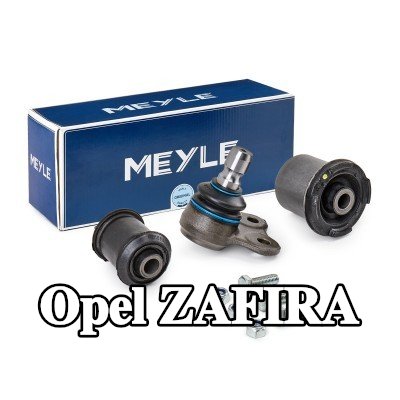 MEYLE طقم إصلاح, تعليق العجلة المحور الأمامي يسار, المحور الأمامي الأيمن, مع وصلة كروية, مع حامل مطاطي — Opel Zafira