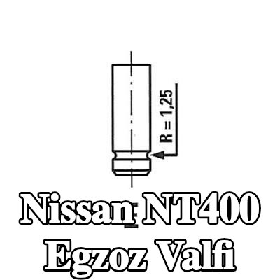 FRECCIA Egzoz valfi Krom kaplı valf gövdesi — Nissan Nt400