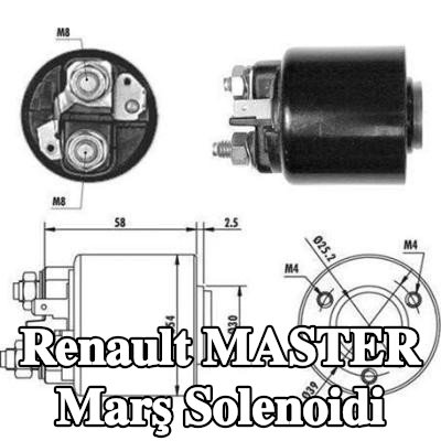 MAGNETI MARELLI Marş solenoidi — 1995 Renault Master