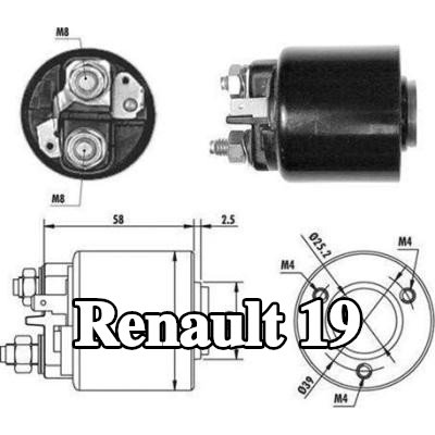 MAGNETI MARELLI ملف لولبي للمشغل — Renault 19