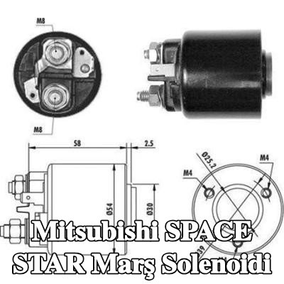 MAGNETI MARELLI Marş solenoidi — Mitsubishi Space Star