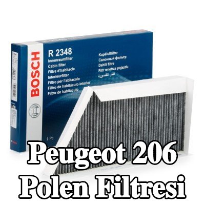 BOSCH Polen filtresi Aktif Karbon Filtresi — Peugeot 206