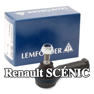 LEMFÖRDER طرف قضيب التوجيه للمحور الأمامي الأيسر, خارجي, مع ملحقات — 2000 Renault Scénic