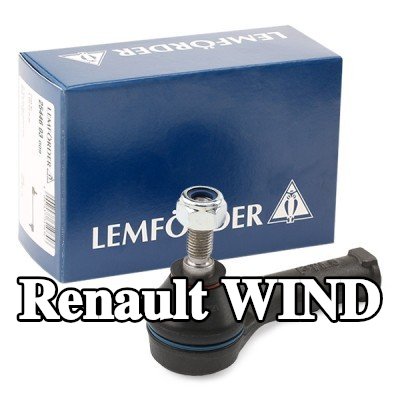 LEMFÖRDER طرف قضيب التوجيه للمحور الأمامي الأيسر, خارجي, مع ملحقات — Renault Wind