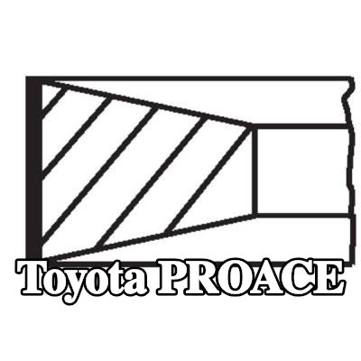 MAHLE مجموعة حلقات المكبس — 2016 Toyota Proace