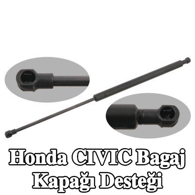 FEBI BILSTEIN Bagaj kapağı amortisörü (Her iki taraf), 516mm — 2000 Honda Civic